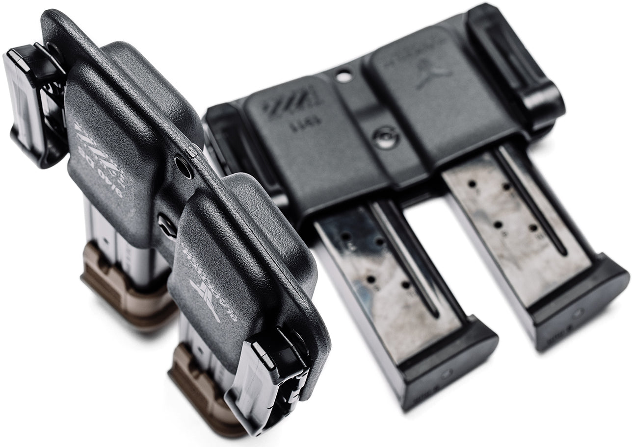 Total Eclipse Double Mag Pouch Outside the Waistband (OWB) 9/40 Double Stack and 1911 Single Stack