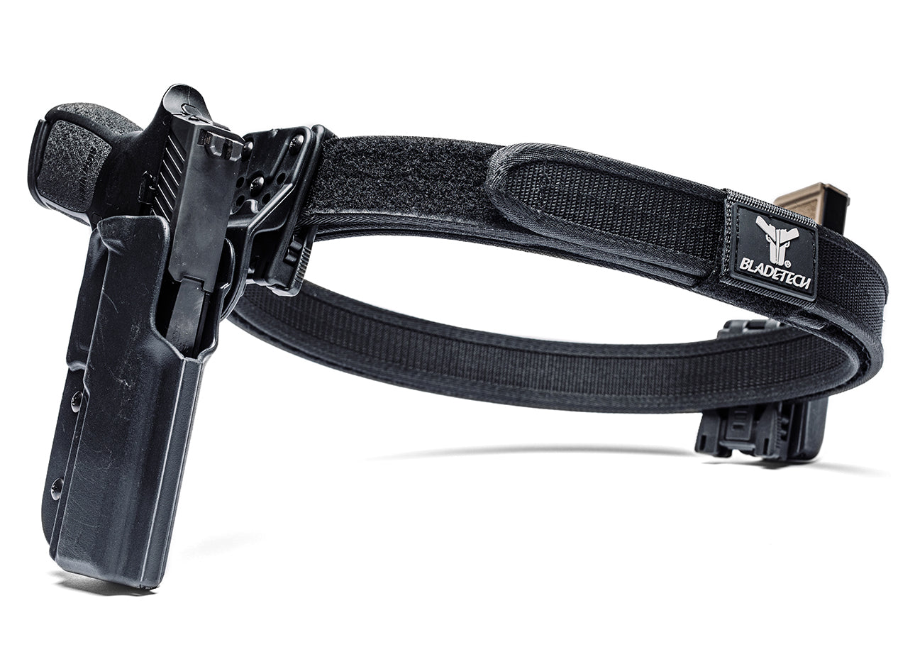 Velocity Competition Speed Gun Belt with Industrial-Grade VELCROĀ® made for Competitive and Tactical Shooters with Classic Outside the Waistband (OWB) Holster
