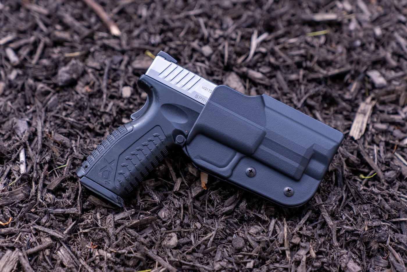 Bianchi OWB black Leather holster for Springfield Armory XD9 XD40 XD Bianchi OWB black Leather holster for Springfield Armory XD9 XD40 XD