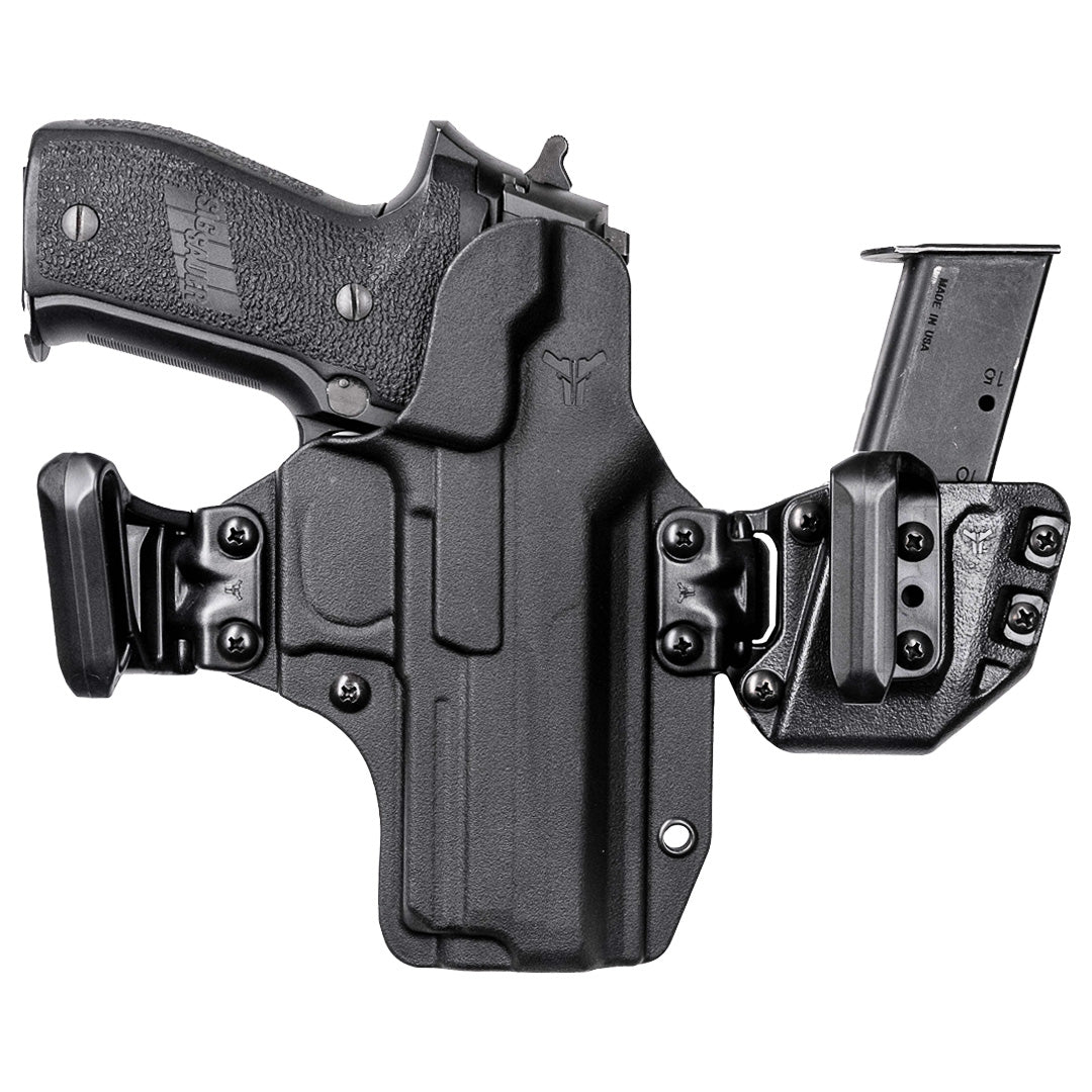 m&p 40 2.0 compact with olight weapon flashlight holster H&K VP9 Total Eclipse 2.0 IWB/OWB Modular Holster | Left and Right-handed