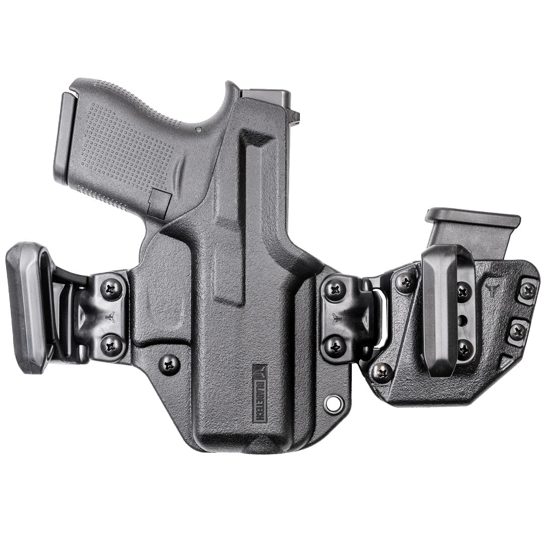 TEGE Tactical Holster For Glock 43, 43X, 48, MOS – OWB Paddle, Right Hand, Black Polymer