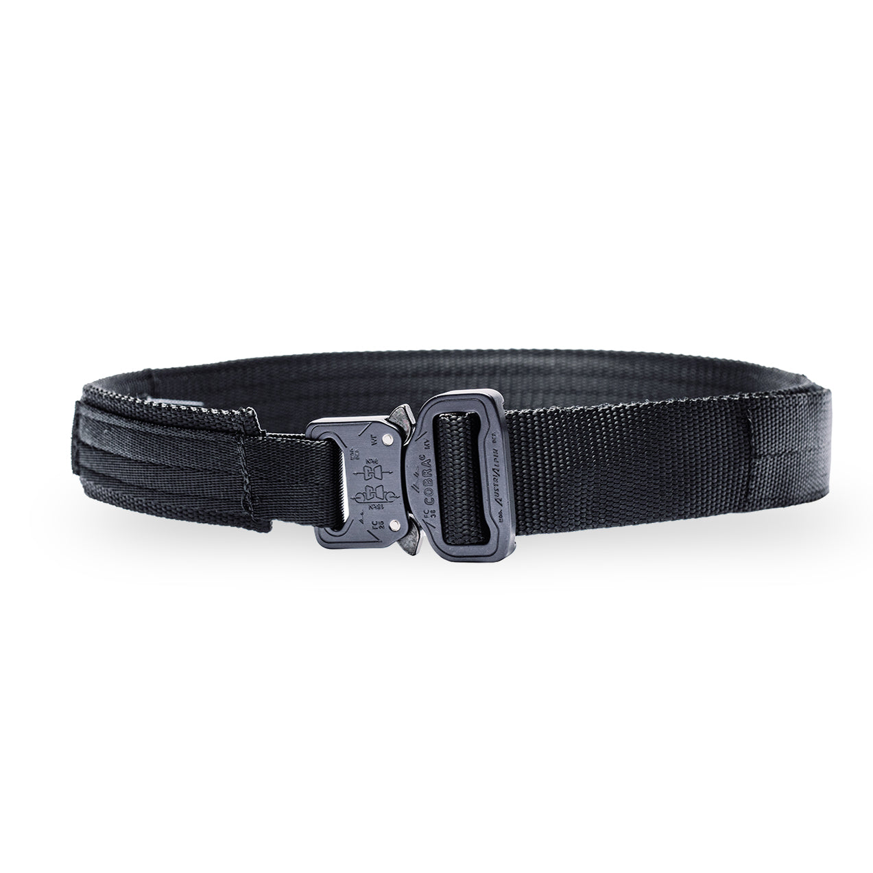 Blade-Tech’s Instructor's Tactical Belt with COBRA buckle shown in black nylon